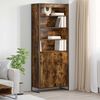 vidaXL Hohe Schr&auml;nke 2 pcs Raucharbe 79 x 36 x 200 cm Holzwerkstoff