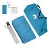 vidaXL Heckzelte f&uuml;r Wohnwagen Rechtwinklig Blau 352 x 250 x 240 cm