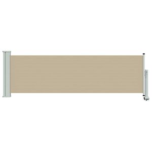 vidaXL Seitenmarkise 100 x 300 cm 100% Polyester Eisen Stahl