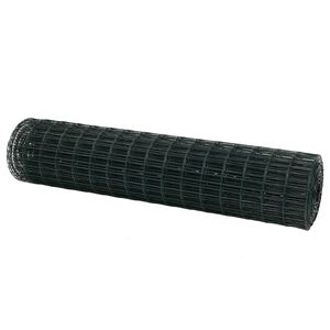 vidaXL Eurozaun Gr&uuml;n 1 x 25m PVC-beschichtetes Eisen