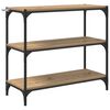 vidaXL B&uuml;cherregal 3 Ebenen 80 x 33 x 70,5 cm Holzwerkstoff