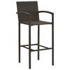 vidaXL 5-tlg. Gartenbar-Set Braun