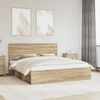 vidaXL Bettrahmen Sonoma 180 x 200 cm Massives Kiefernholz