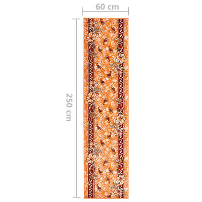 vidaXL Teppichläufer BCF Terrakottarot 60x250 cm