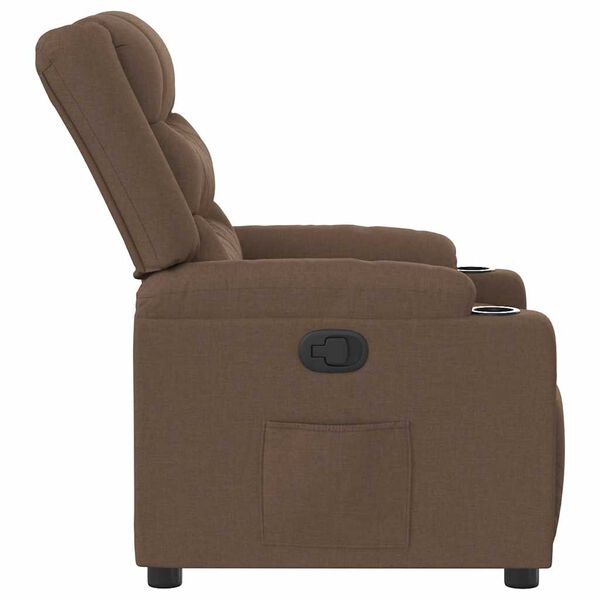 vidaXL Relaxsessel Braun Stoff