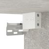 vidaXL TV-Wandschrank Betongrau 40x34,5x80 cm
