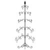 vidaXL Metall-Weihnachtsbaum f&uuml;r Dekorationen Schwarz 150 cm