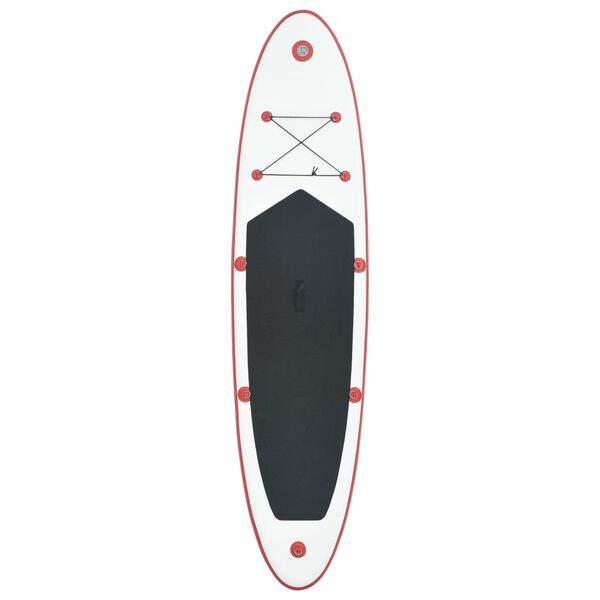 vidaXL Stand Up Paddle Board SUP Aufblasbar Rot und Weiß