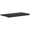 vidaXL Fensterbank Schwarz mit Holzmaserung 100 x 45 x 4,5 cm PVC
