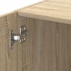 vidaXL Hochschrank Schmal Sonoma-Eiche 30x42,5x225 cm Holzwerkstoff
