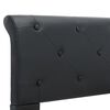 vidaXL Bettgestell Schwarz Kunstleder 100 &times; 200 cm