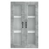 vidaXL K&uuml;chenschrank mit T&uuml;r Beton Grau 60 x 31 x 100 cm Holzwerkstoff