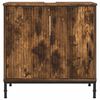 vidaXL Waschbeckenschrank Geräucherte Eiche 60,5 x 33,5 x 61 cm