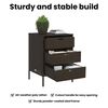 vidaXL Gartenschrank Braun 55x59x80 cm Poly Rattan