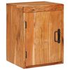 vidaXL Nachttisch Braun 35 x 33 x 48 cm Massivholz Akazie