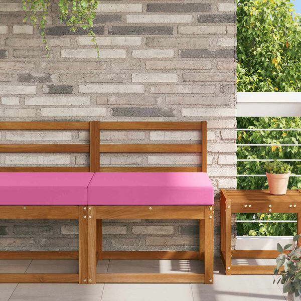 vidaXL Sofakissen f&uuml;r drau&szlig;en Rosa 60 x 60 x 8 cm Polyester