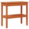 vidaXL Konsolentisch Wachsbraun 80 x 40 x 75 cm Massives Kiefernholz