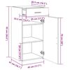 vidaXL Sideboard R&auml;uchereiche 45x42,5x93 cm Holzwerkstoff
