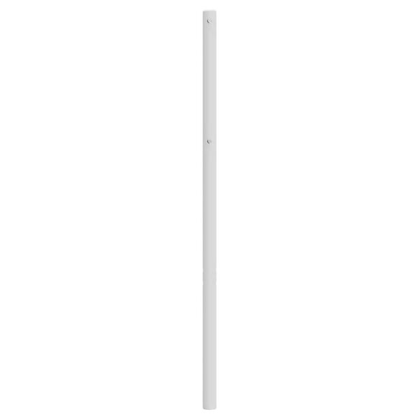 vidaXL Kopfteil Metall Wei&szlig; 107 cm