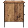 vidaXL Nachttisch Altholz 40 x 42 x 50 cm Schichtholz und Metall