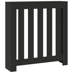 vidaXL Heizk&ouml;rperverkleidung Schwarz 78x20x82 cm Holzwerkstoff