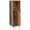 vidaXL Badezimmerm&ouml;bel-Set mit Regal 3 pcs Altholz Holzwerkstoff
