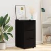 vidaXL Aufbewahrungsschrank Schwarz 40 x 48 x 81 cm Holzwerkstoff