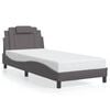 vidaXL Bettgestell "Viana" ohne Matratze Grau 80x200 cm Kunstleder