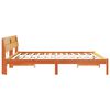 vidaXL Bettrahmen Wachsbraun 180 x 200 cm Massives Kiefernholz