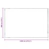 vidaXL Transparente Plane mit &Ouml;sen 8x12 m Polyethylen