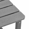 vidaXL Gartenstuhl 3 pcs Hellgrau Polyethylen