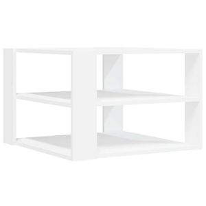 vidaXL Couchtisch Wei&szlig; 58x58x40 cm Holzwerkstoff