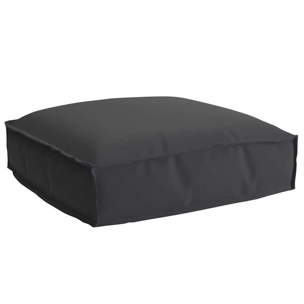 vidaXL Palettenkissenset 2 pcs Schwarz Oxford-Stoff