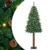 vidaXL Schlanker Weihnachtsbaum Gr&uuml;n 180 cm