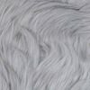 vidaXL Kunstschaffell Teppich Tafalla Grau 160 x 160 cm Polyester
