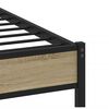 vidaXL Bettgestell ohne Matratze Sonoma-Eiche 140x200 cm Holzwerkstoff