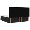 vidaXL Bett mit Stauraum und LED Schwarz 200 x 200 cm Polyester