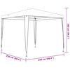vidaXL Partyzelt 2,5x2,5 m Blau