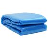 vidaXL Rechteckige Poolabdeckung 1200x600 cm PE Blau