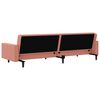 vidaXL Schlafsofa 2-Sitzer Rosa Samt