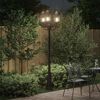 vidaXL Garten-Licht Bronze 61 x 53 x 235 cm Aluminium und Glas