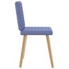 vidaXL Esszimmerst&uuml;hle 6 Stk. Jeansblau Stoff