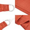 vidaXL Sonnensegel 160 g/m&sup2; Terrakottarot 5x6 m HDPE
