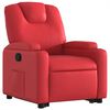 vidaXL Relaxsessel mit Aufstehhilfe Rot Kunstleder