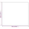 vidaXL Gewichtsdecke mit Bezug Grau 200x230 cm 13 kg Stoff