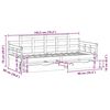 vidaXL Tagesbett mit Schubladen 90x190 cm Massivholz Kiefer
