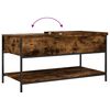 vidaXL Couchtisch R&auml;uchereiche 100x50x50 cm Holzwerkstoff und Metall