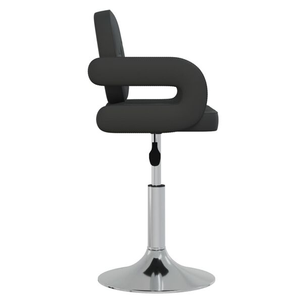 vidaXL Barhocker Schwarz Kunstleder