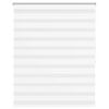 vidaXL Zebra-Rollo 140,9 x 175 cm, Stoffbreite 136,7 cm, Wei&szlig;