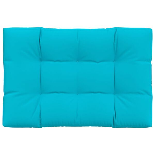 vidaXL Palettenkissen T&uuml;rkis 120x80x12 cm Stoff